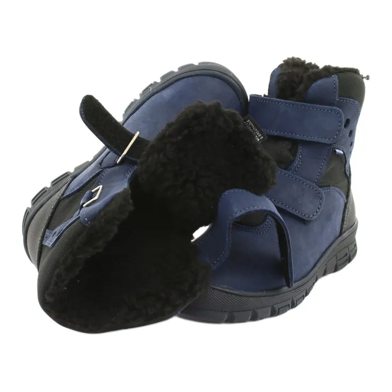 Black 1351 Mazurek Navy Blue Boots