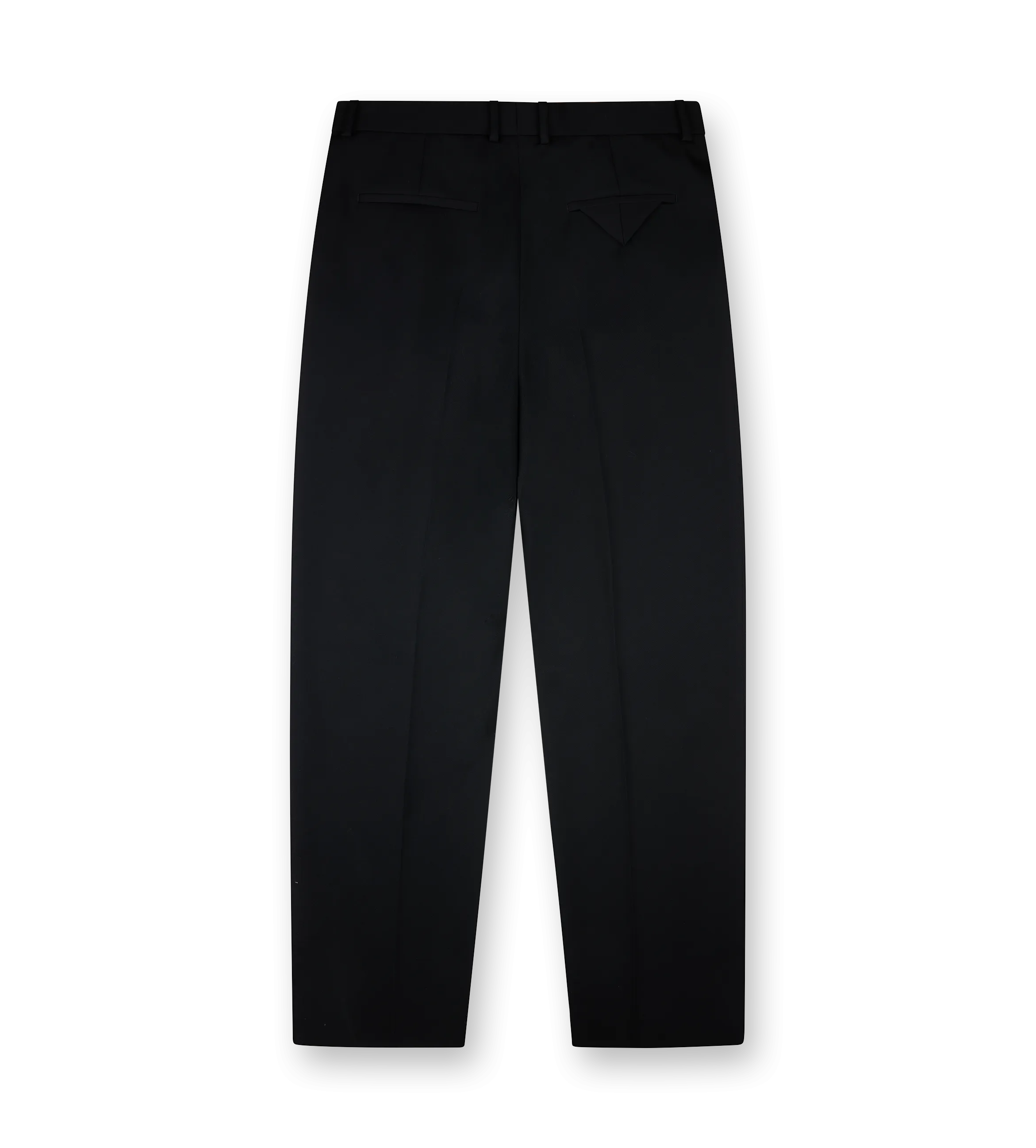 Bottega Veneta    Creased Wool Trousers Black