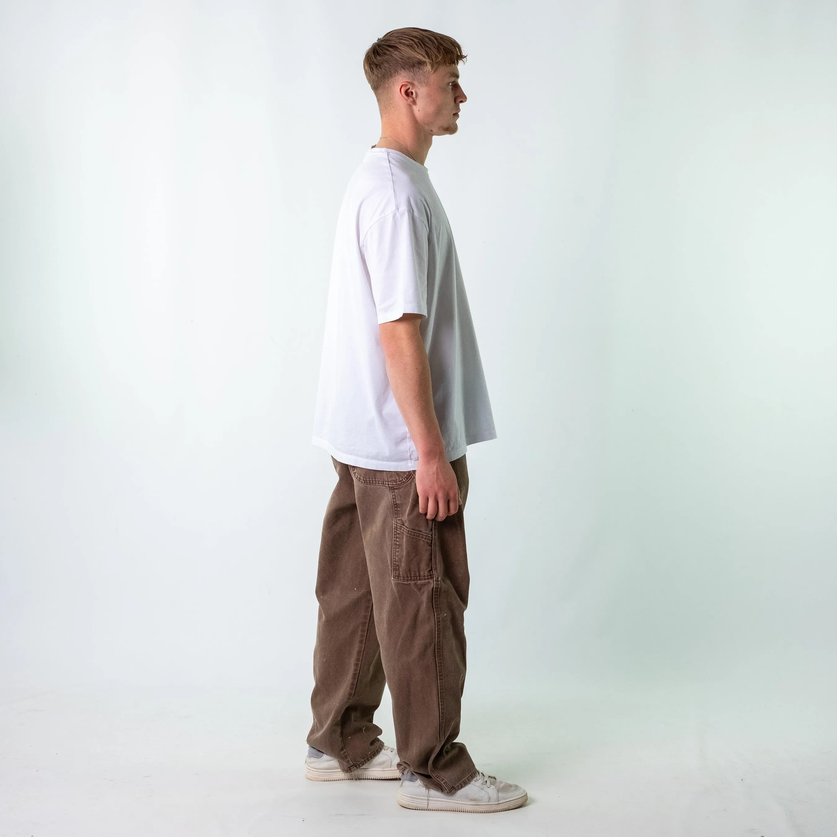 Brown y2ks Dickies Denim Carpenter Jeans Baggy Pants (40x30)