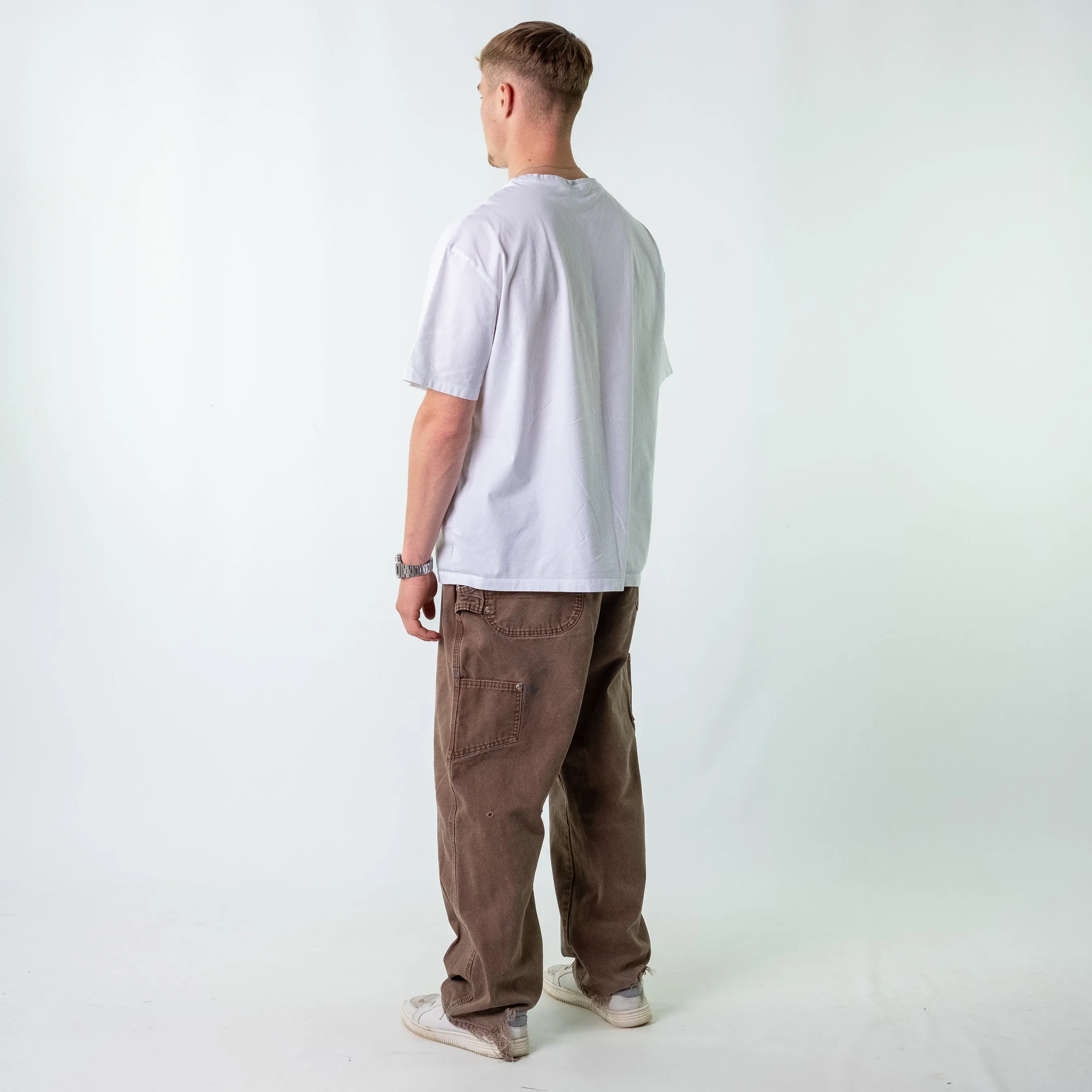 Brown y2ks Dickies Denim Carpenter Jeans Baggy Pants (40x30)