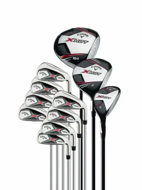 Callaway X Hot Men's 11PC Golf Club Package Set Right-Handed with Bag.