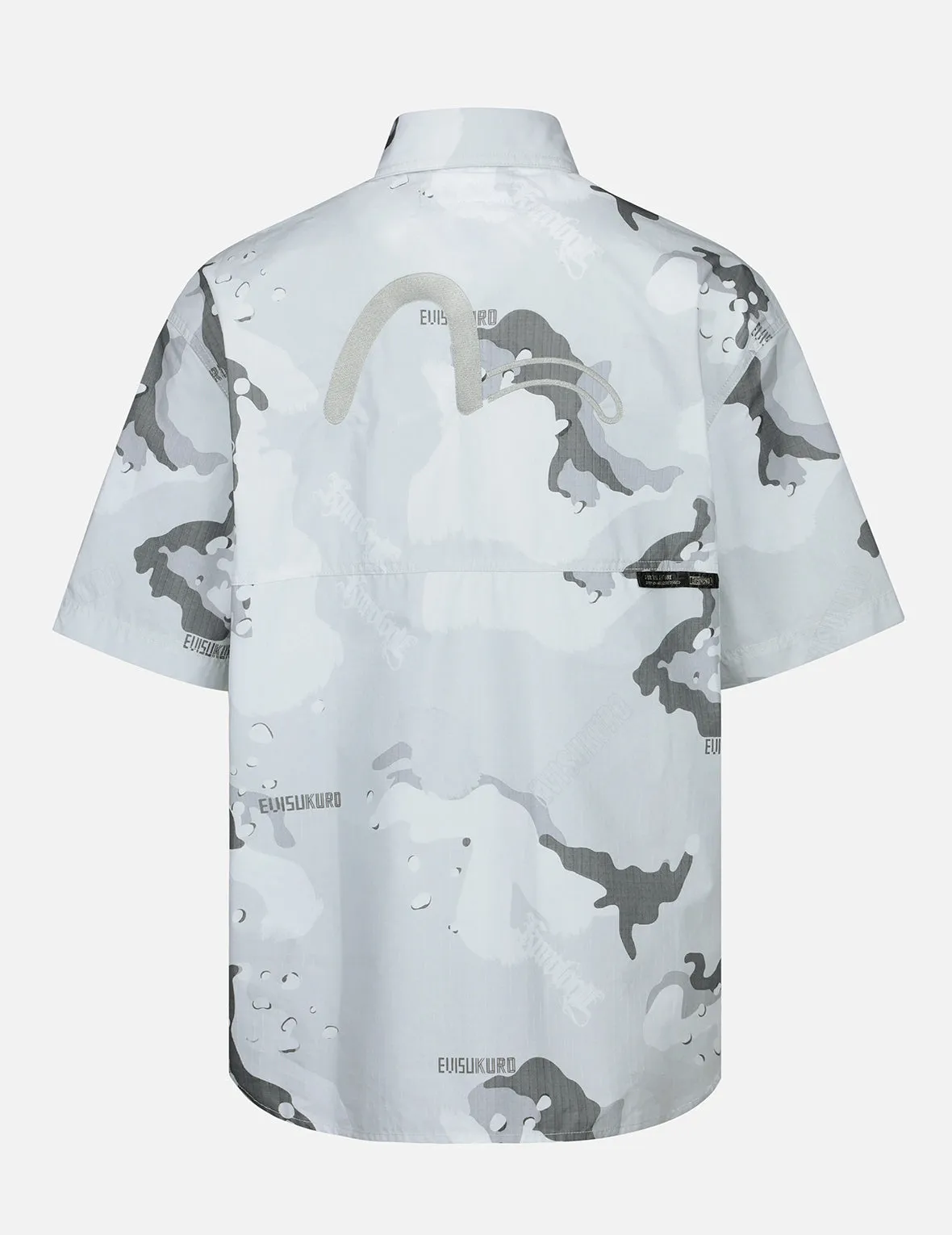 Camouflage Print Short-sleeved Shirt