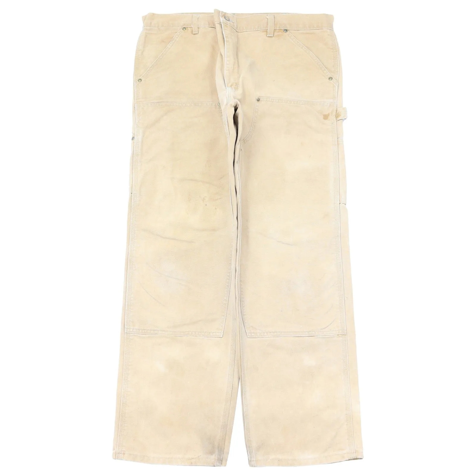 Carhartt Carpenter Double Knee Beige Work Trousers