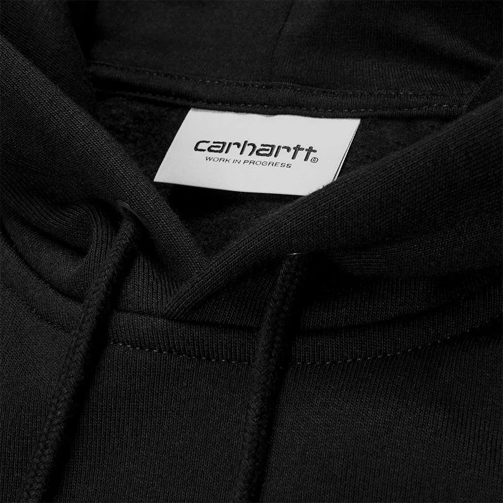 CARHARTT WIP HOODED CHASE SWEATSHIRT // BLACK/GOLD