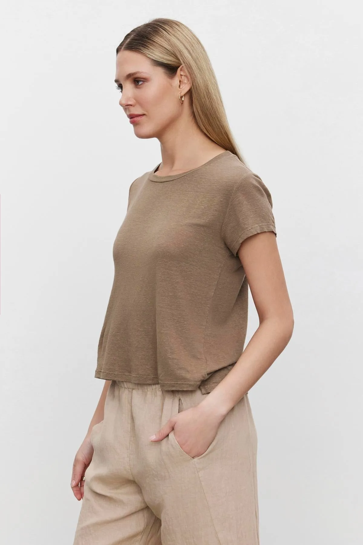 Casey Linen Knit T-shirt