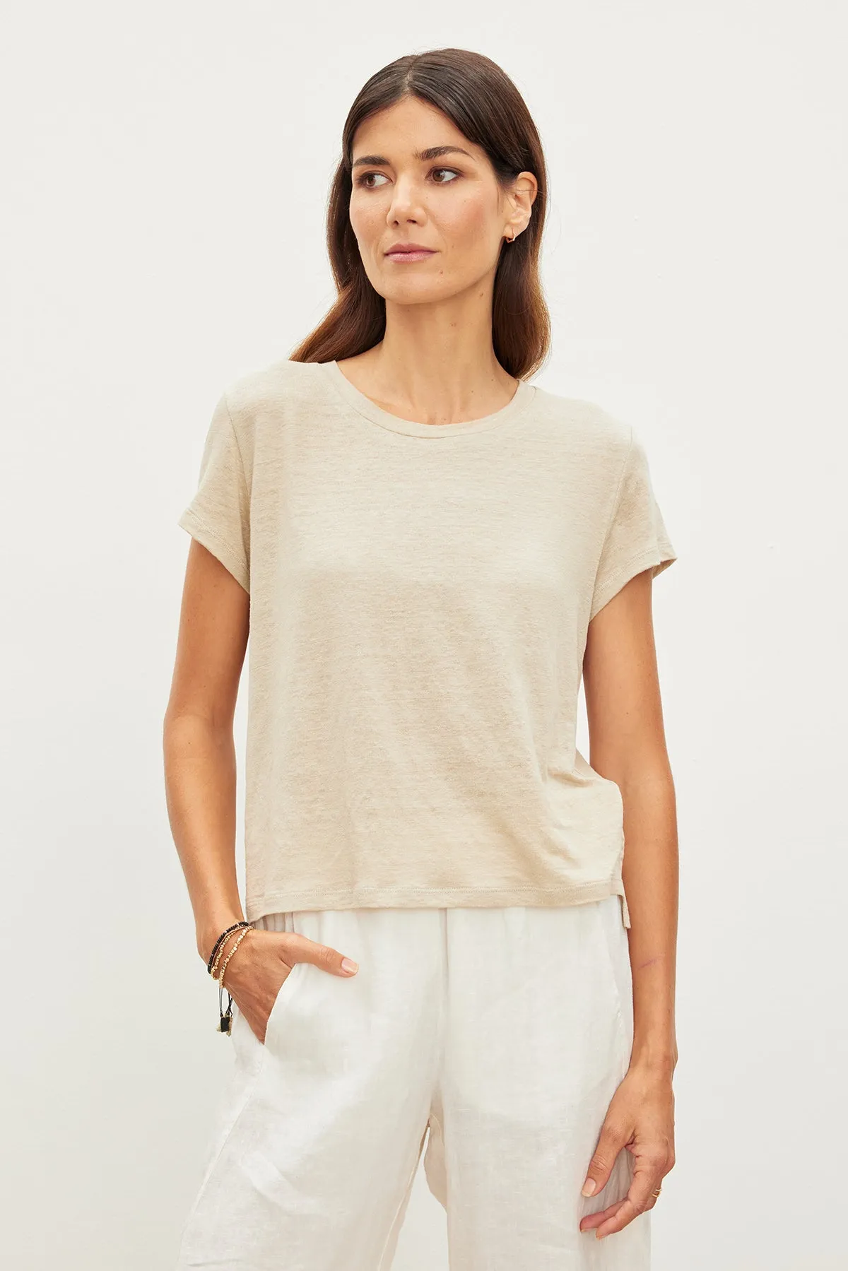 Casey Linen Knit T-shirt