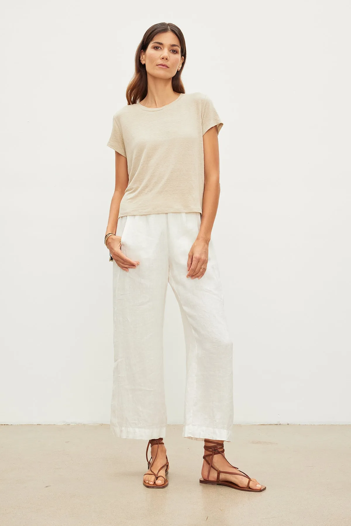 Casey Linen Knit T-shirt