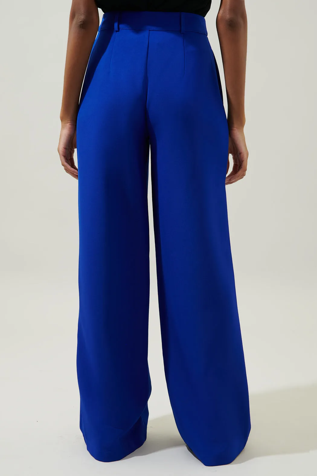 Chelsea Belted Wide Leg Trousers