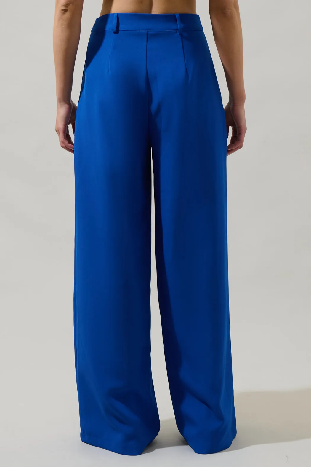 Chelsea Belted Wide Leg Trousers