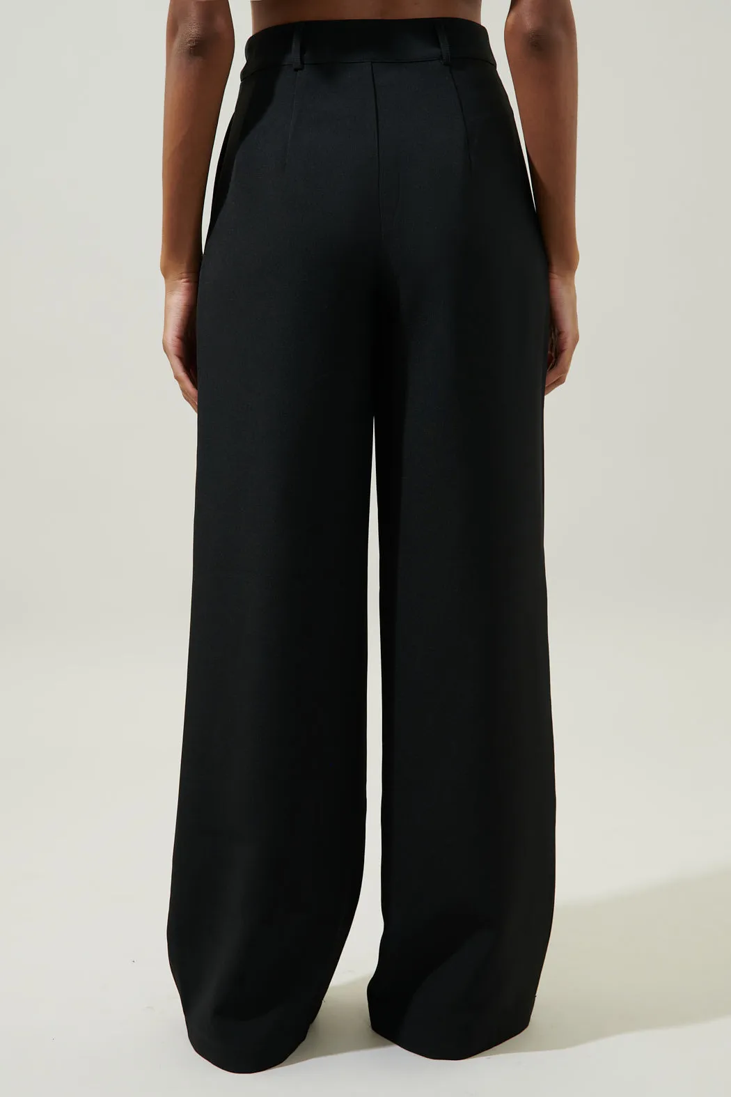 Chelsea Belted Wide Leg Trousers