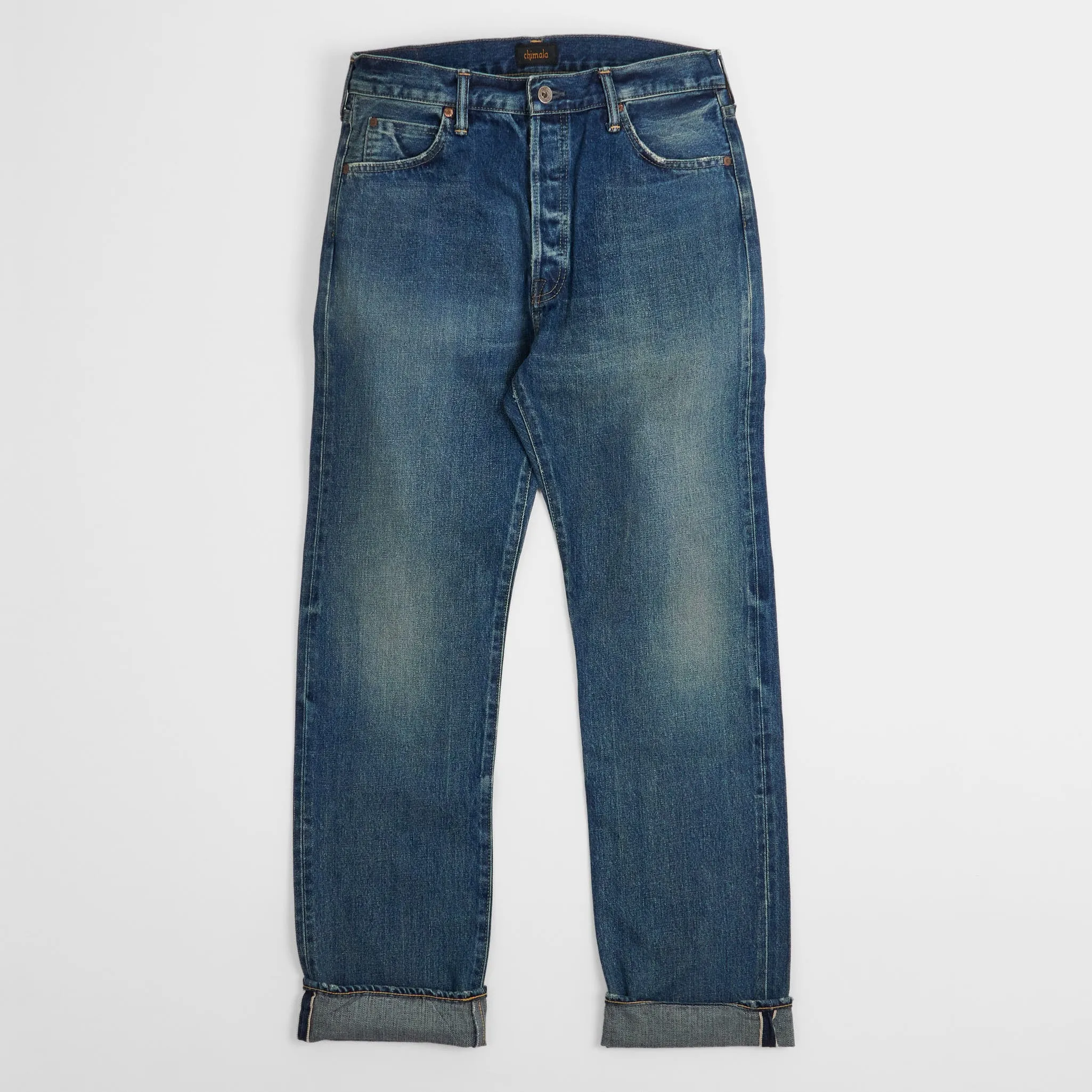 Chimala Straight Leg Jeans Made from Japan Denim- Unisex