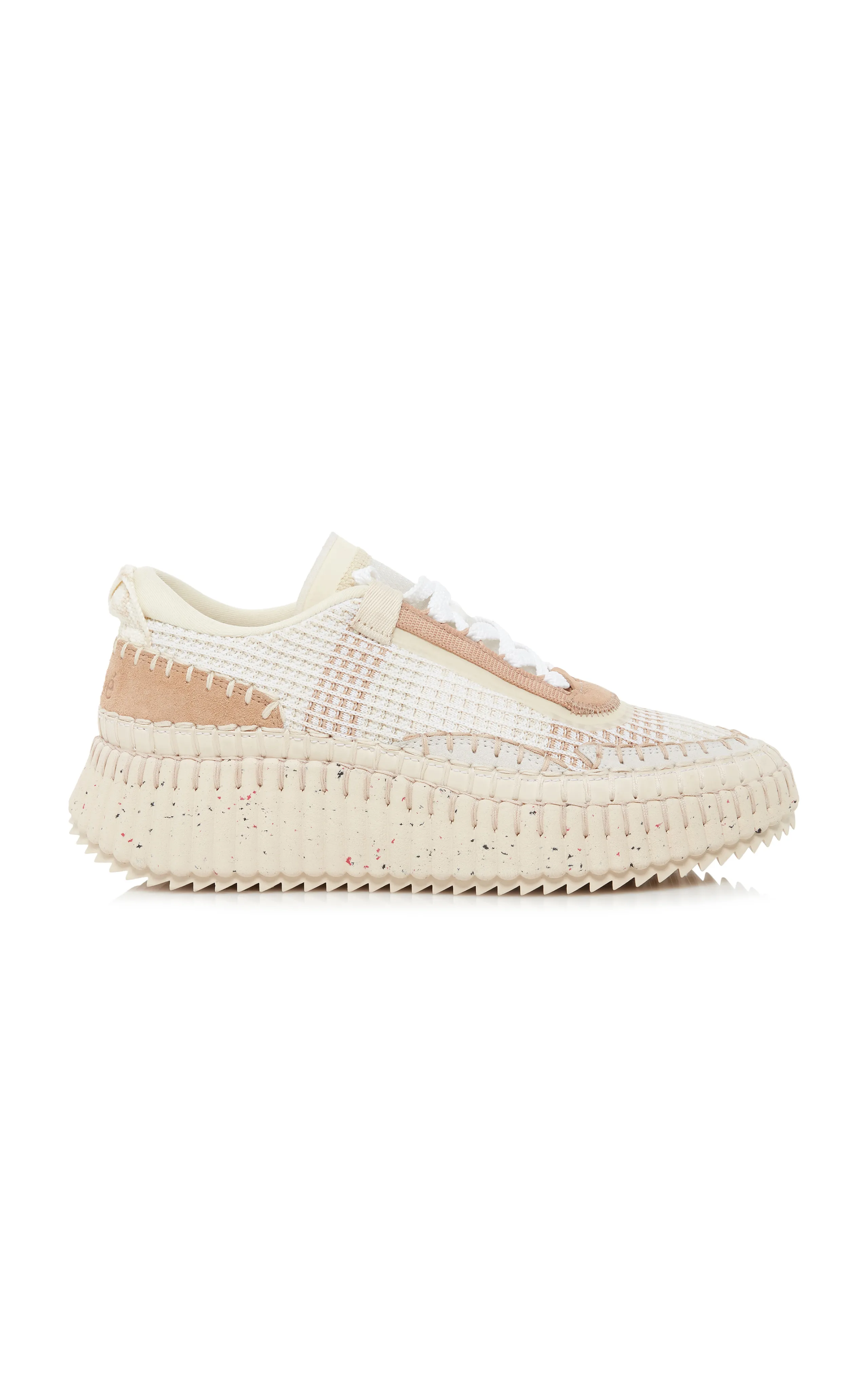 Chloé Nama Mesh Platform Sneakers