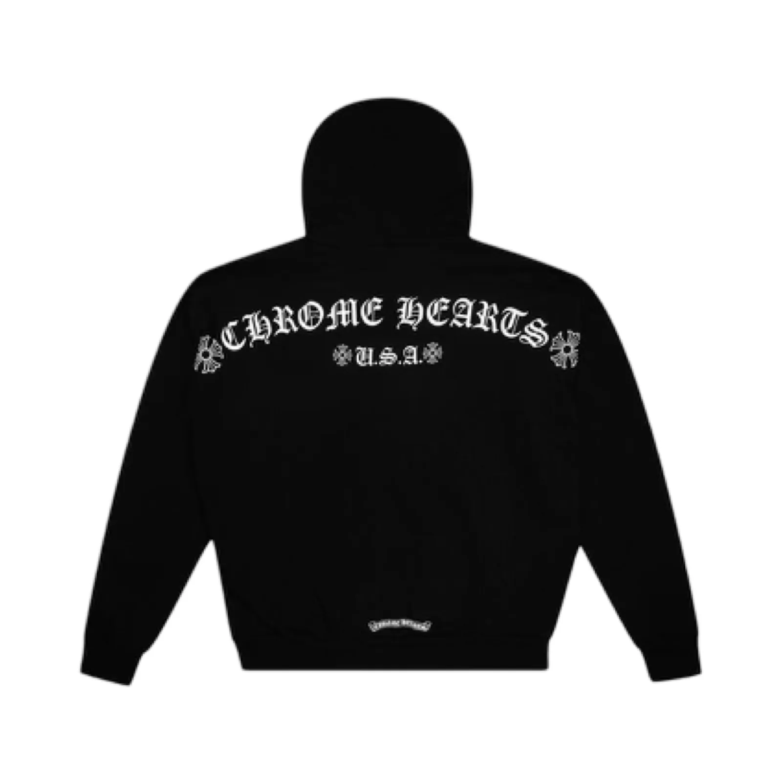 Chrome Hearts Shoulder Logo Hoodie Black