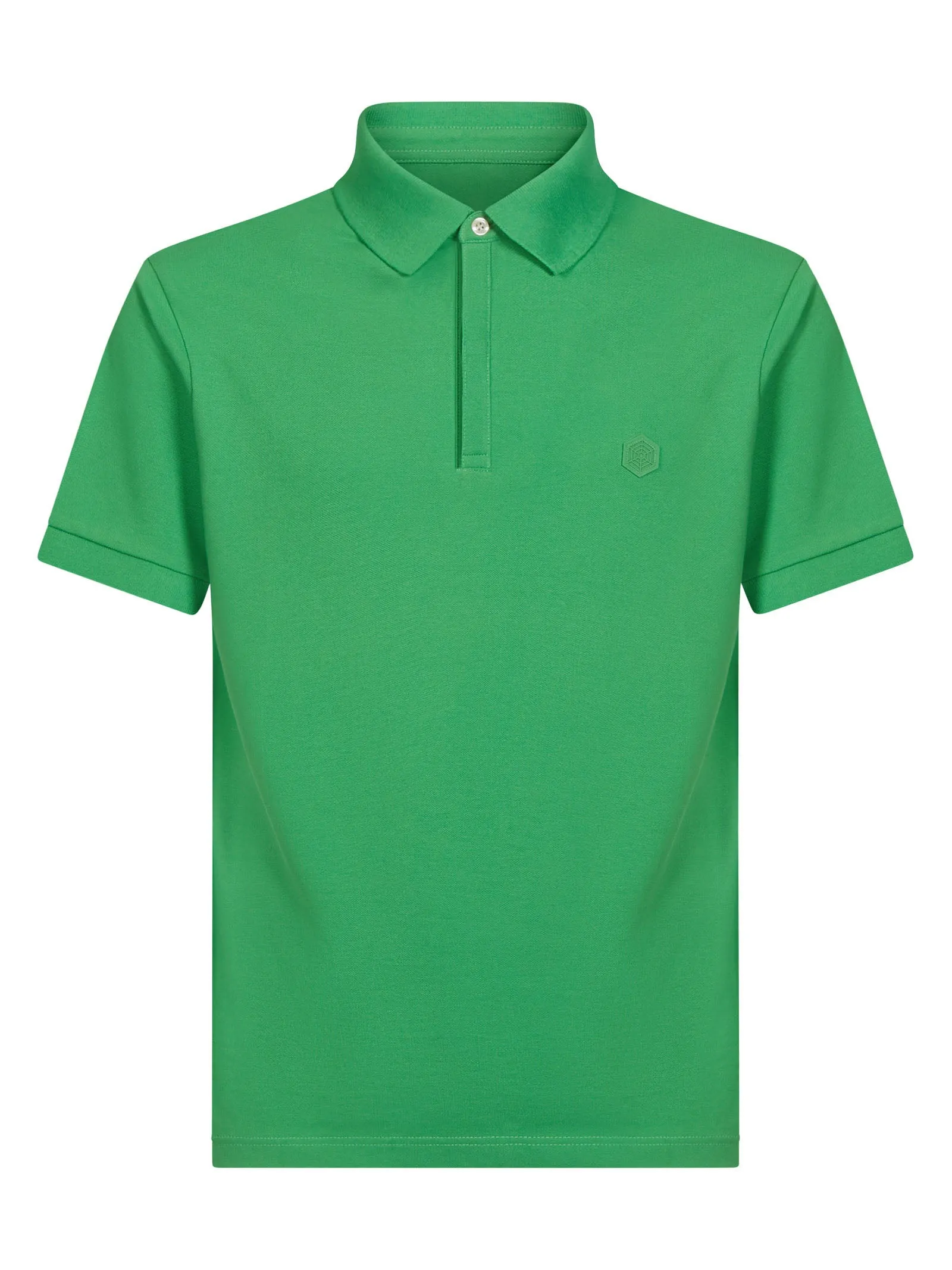 Classic Green Eco Cotton Piquet Stretch Polo