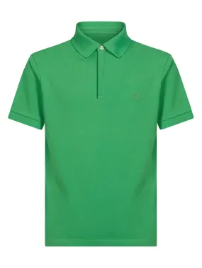 Classic Green Eco Cotton Piquet Stretch Polo