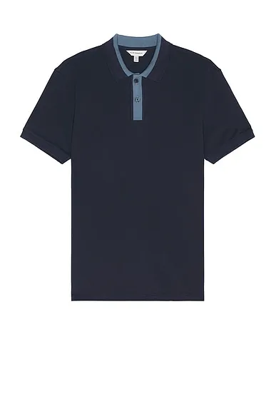 Club Monaco Blocked Collar Polo -        