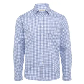 Collins White Blue Women's Shirt