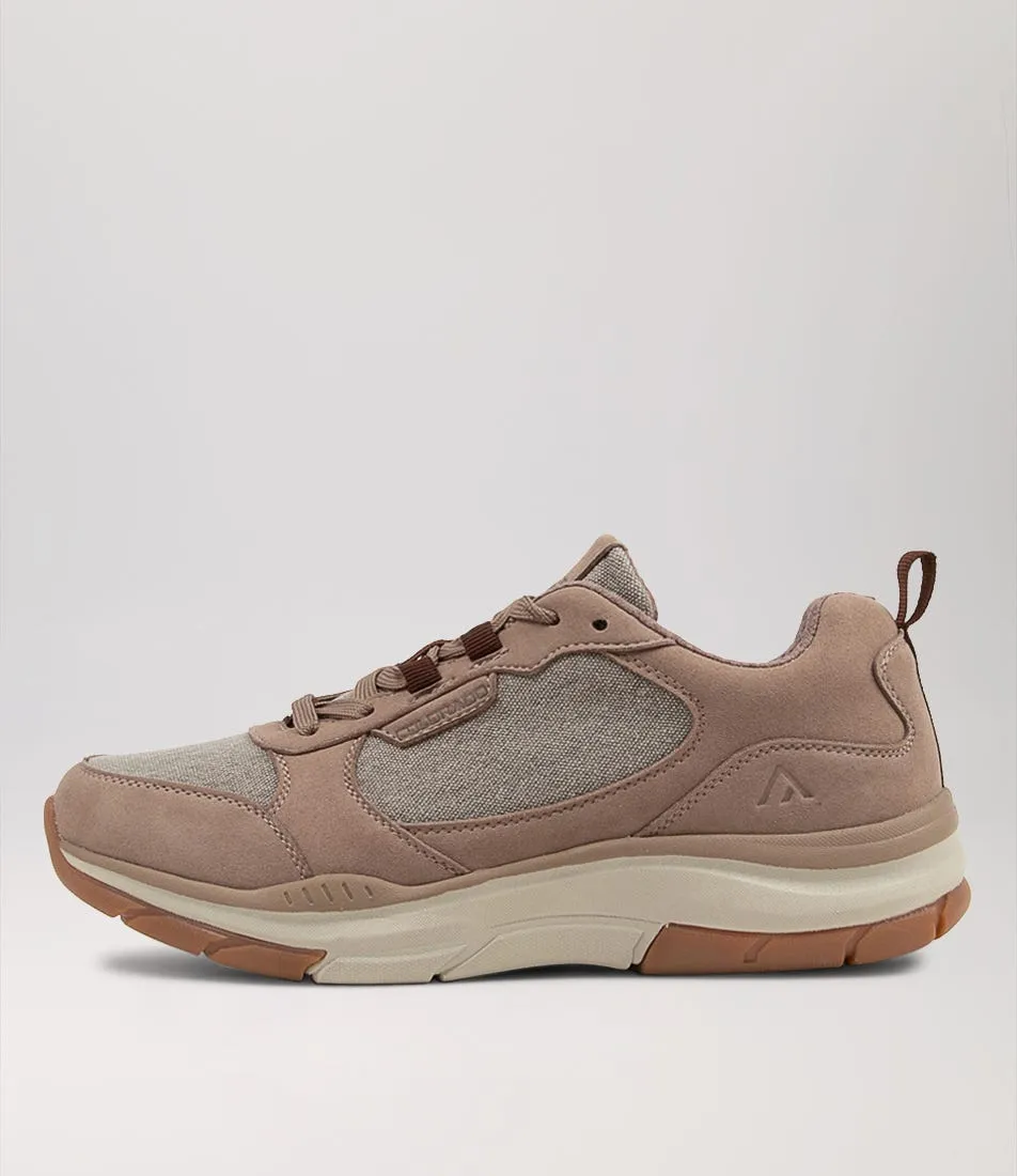 COLORADO Zander Taupe Microsuede Sneakers