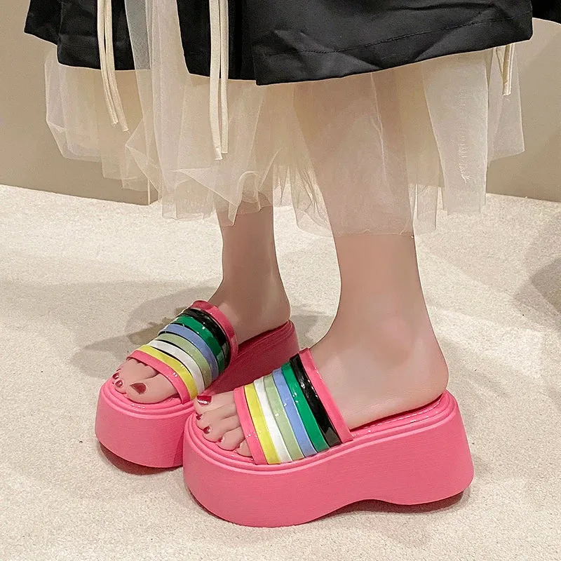 ColorArc Strappy Slippers