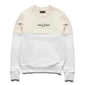 COLOURBLOCK SWEATSHIRT White