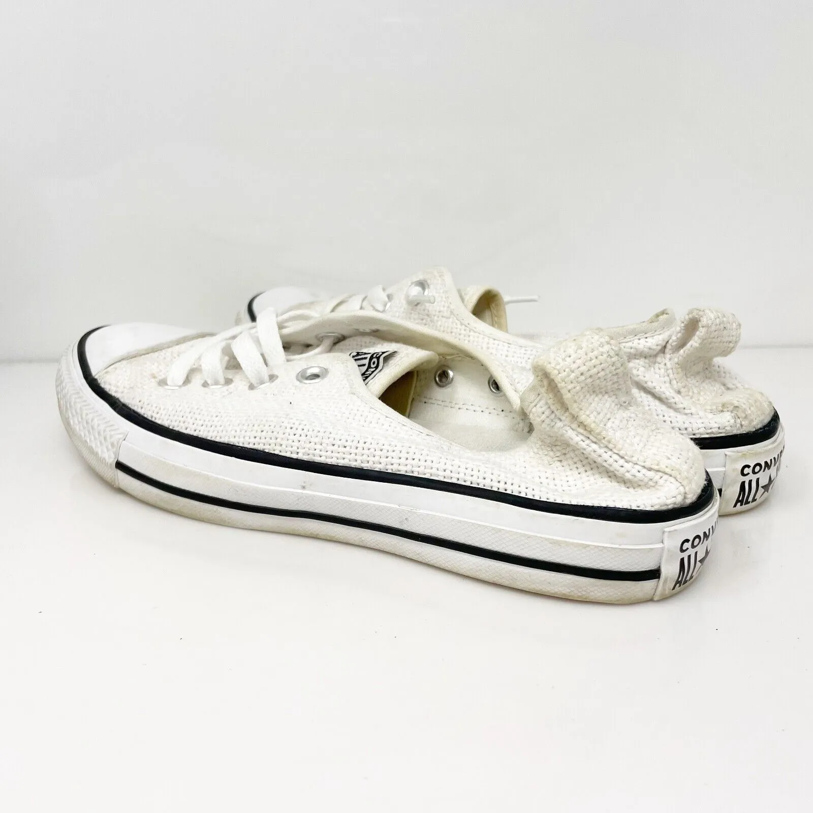 Converse Womens CT All Star Shoreline 547239C White Casual Shoes Sneakers Size 8