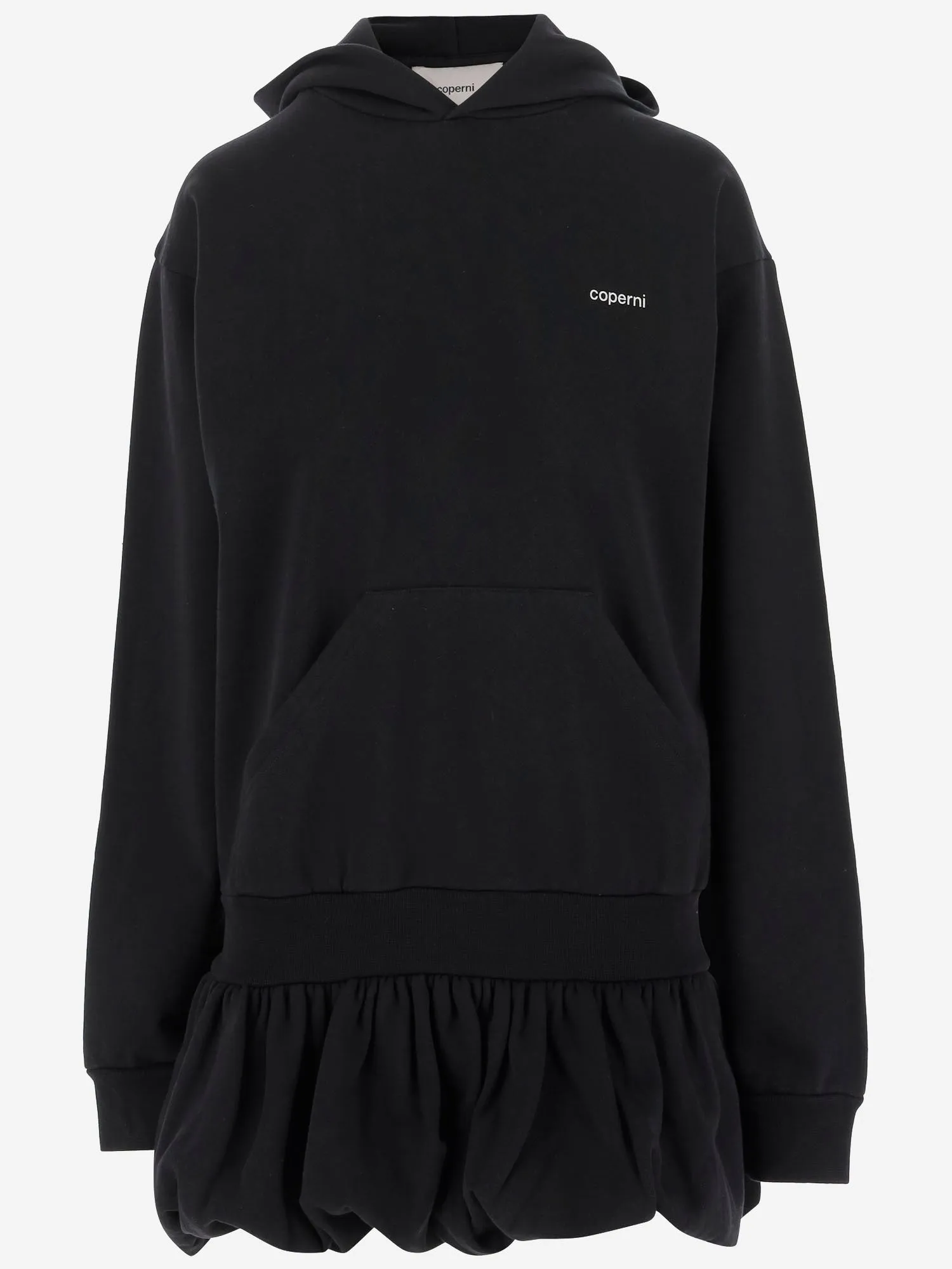 Coperni Cotton Blend Sweatshirt Dress With Logo