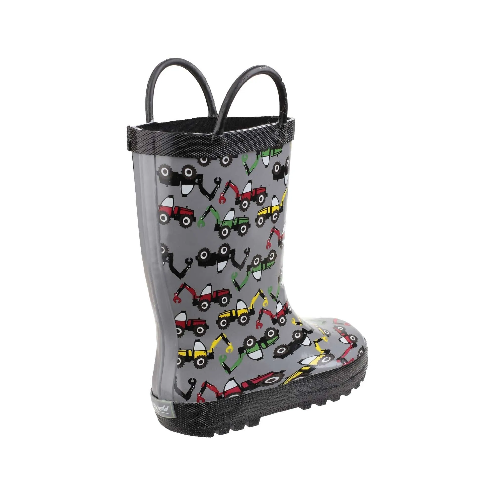 Cotswold Puddle Kids Waterproof Pull On Boots - Digger