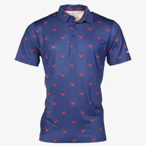 Crab Golf Polo for Enhanced Tech Performance