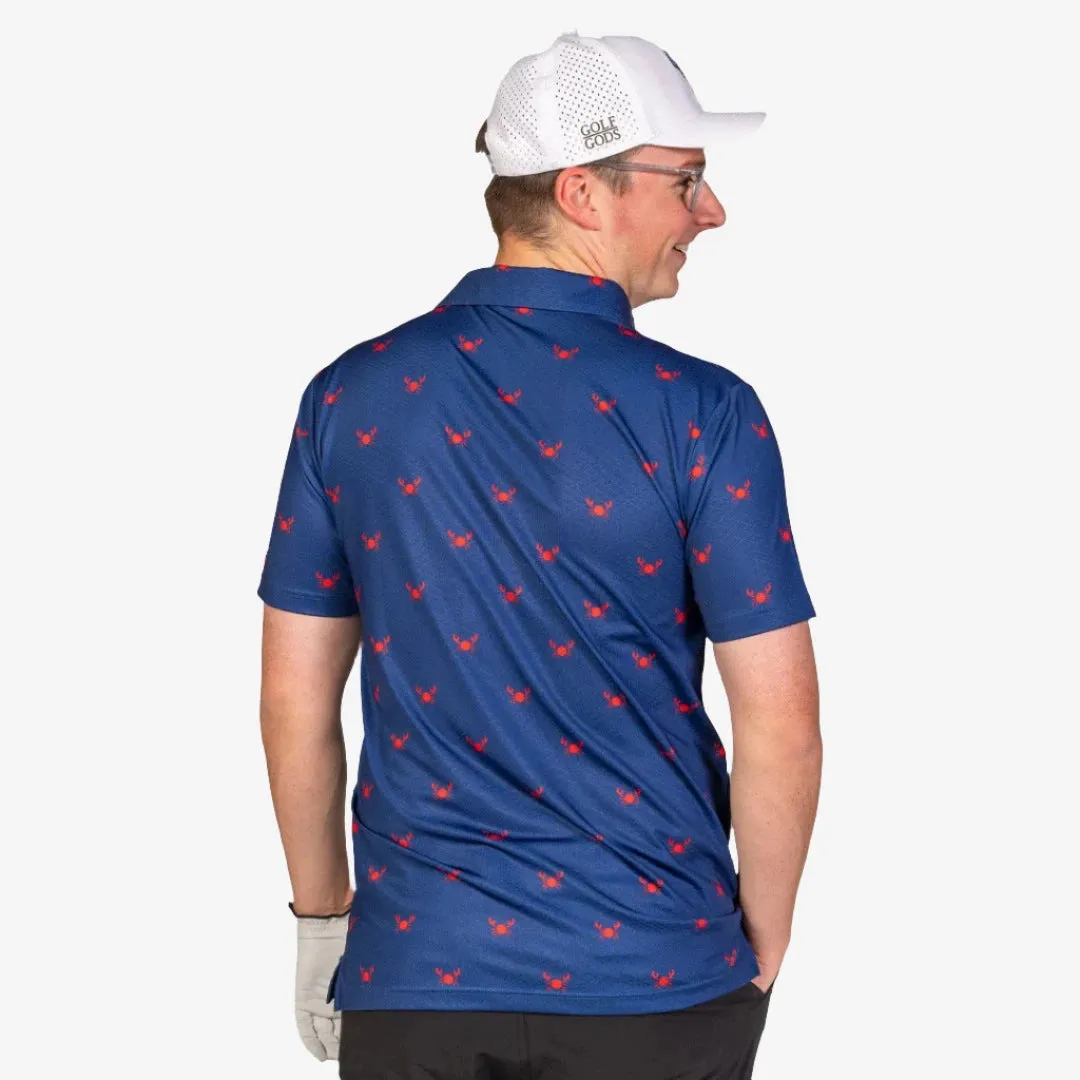 Crab Golf Polo for Enhanced Tech Performance