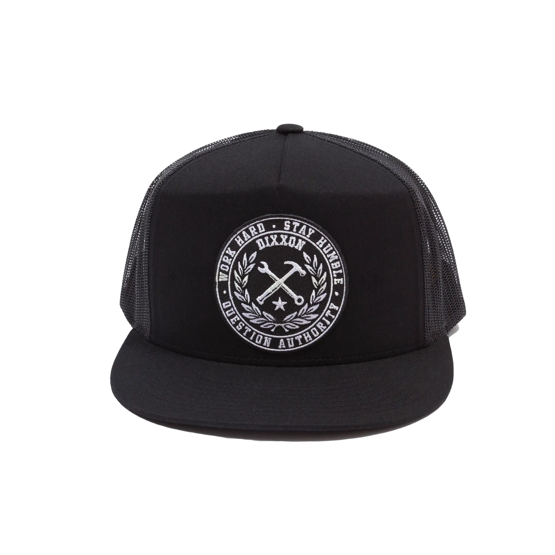 Crested Flat Bill Trucker Snapback