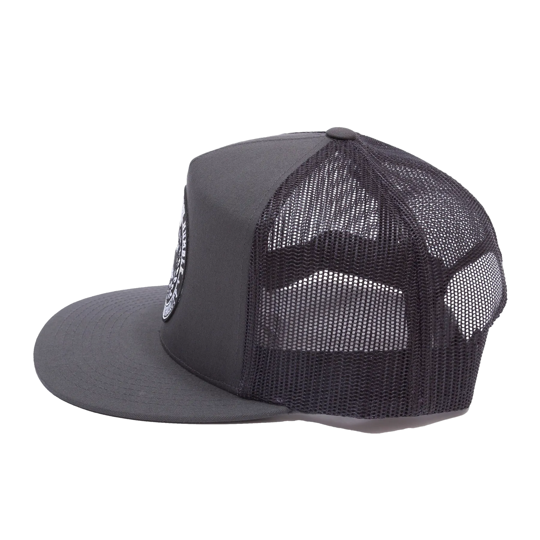 Crested Flat Bill Trucker Snapback