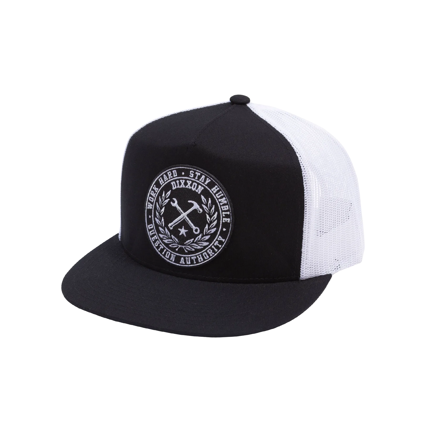 Crested Flat Bill Trucker Snapback