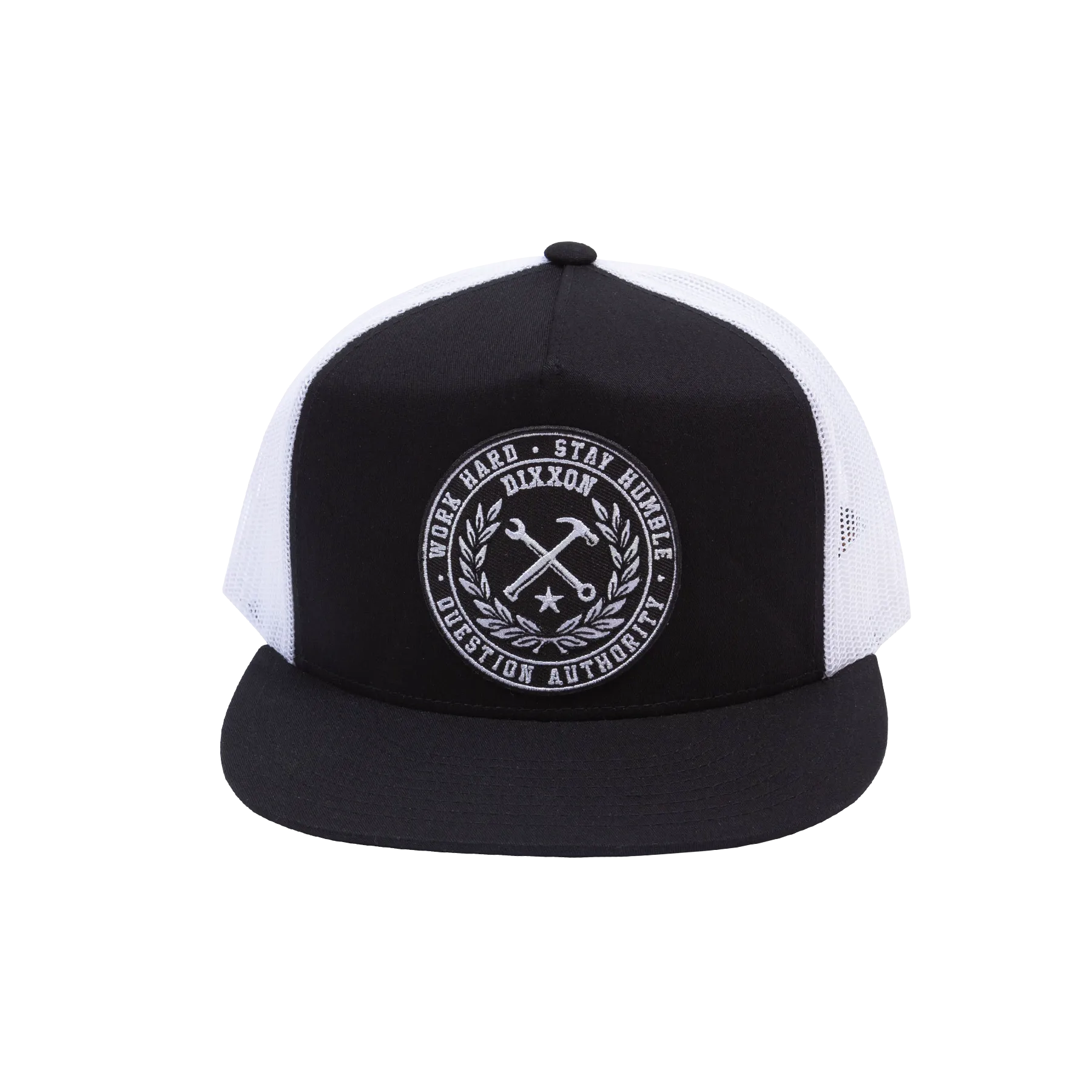 Crested Flat Bill Trucker Snapback