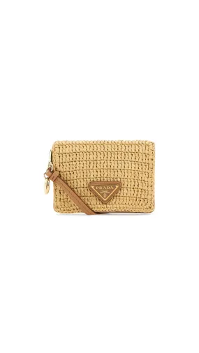 Crochet Card Holder in Beige