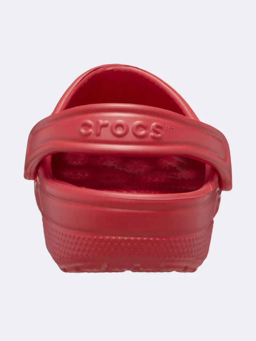 Crocs Classic Unisex Lifestyle Slippers Varsity Red