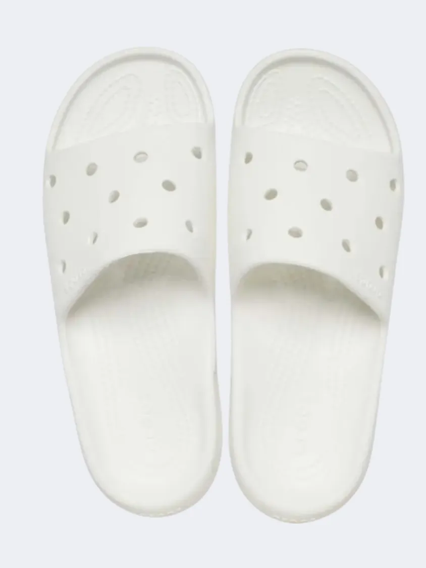 Crocs Classic V2 Unisex Lifestyle Slippers White