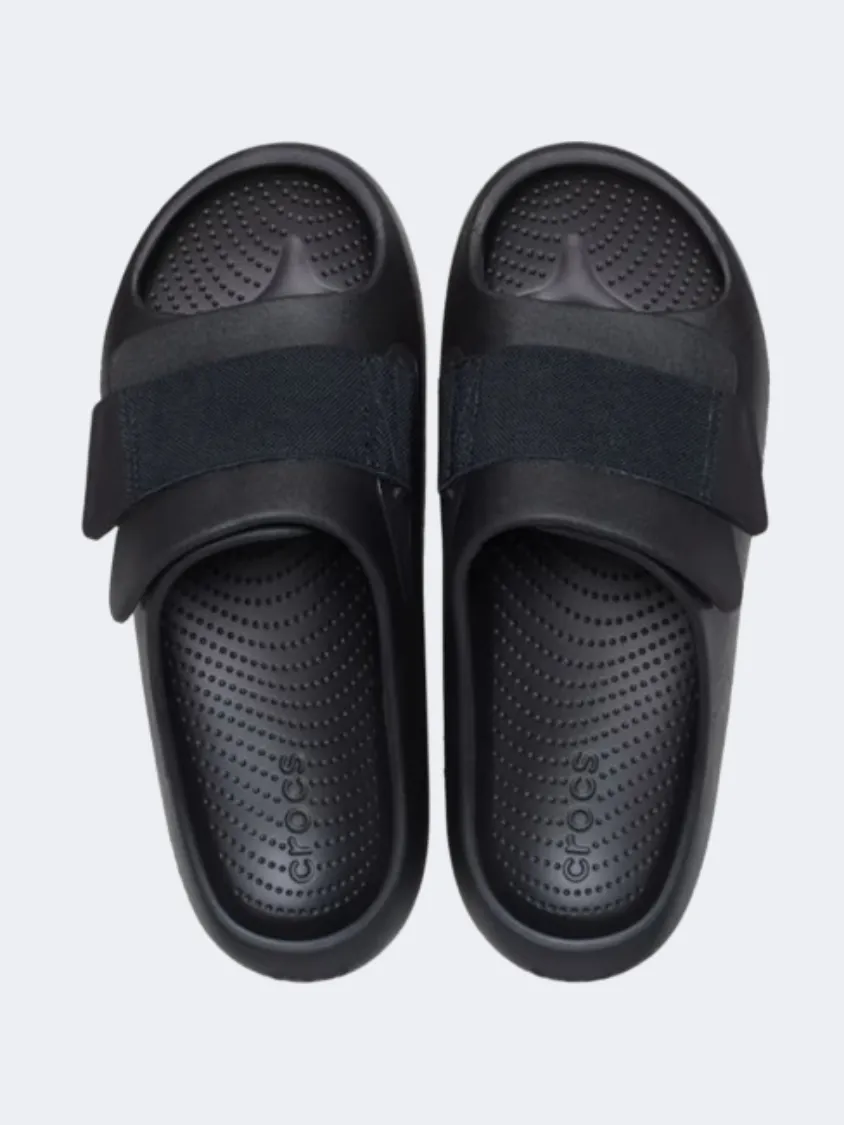 Crocs Mellow Luxe Recovery Unisex Lifestyle Slippers Black