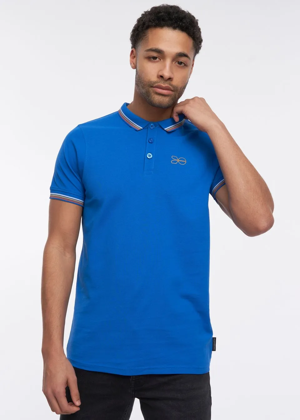 Crosshatch Blue  Vellamort Polo