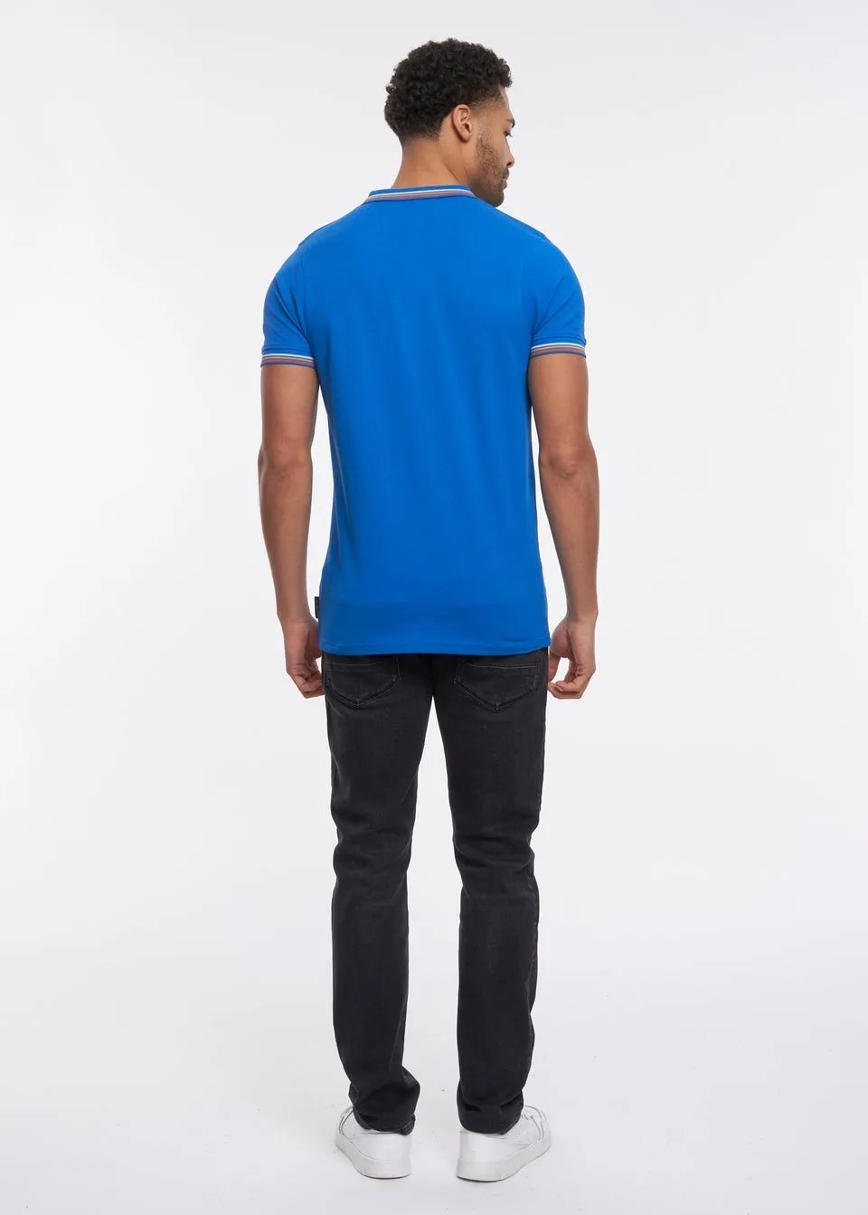 Crosshatch Blue  Vellamort Polo