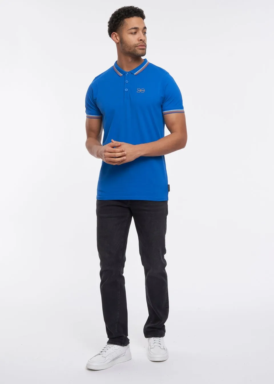 Crosshatch Blue  Vellamort Polo