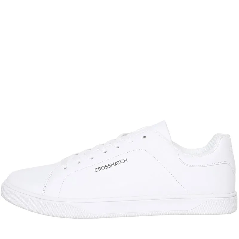 Crosshatch Mens Judas Trainers White