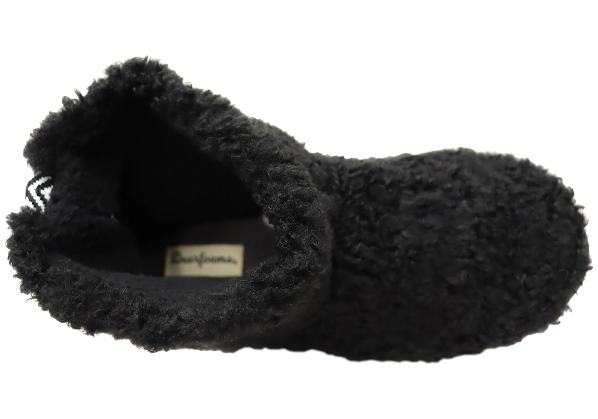 Dearfoams Womens Comfortable Whitney Teddy Bootie Slippers