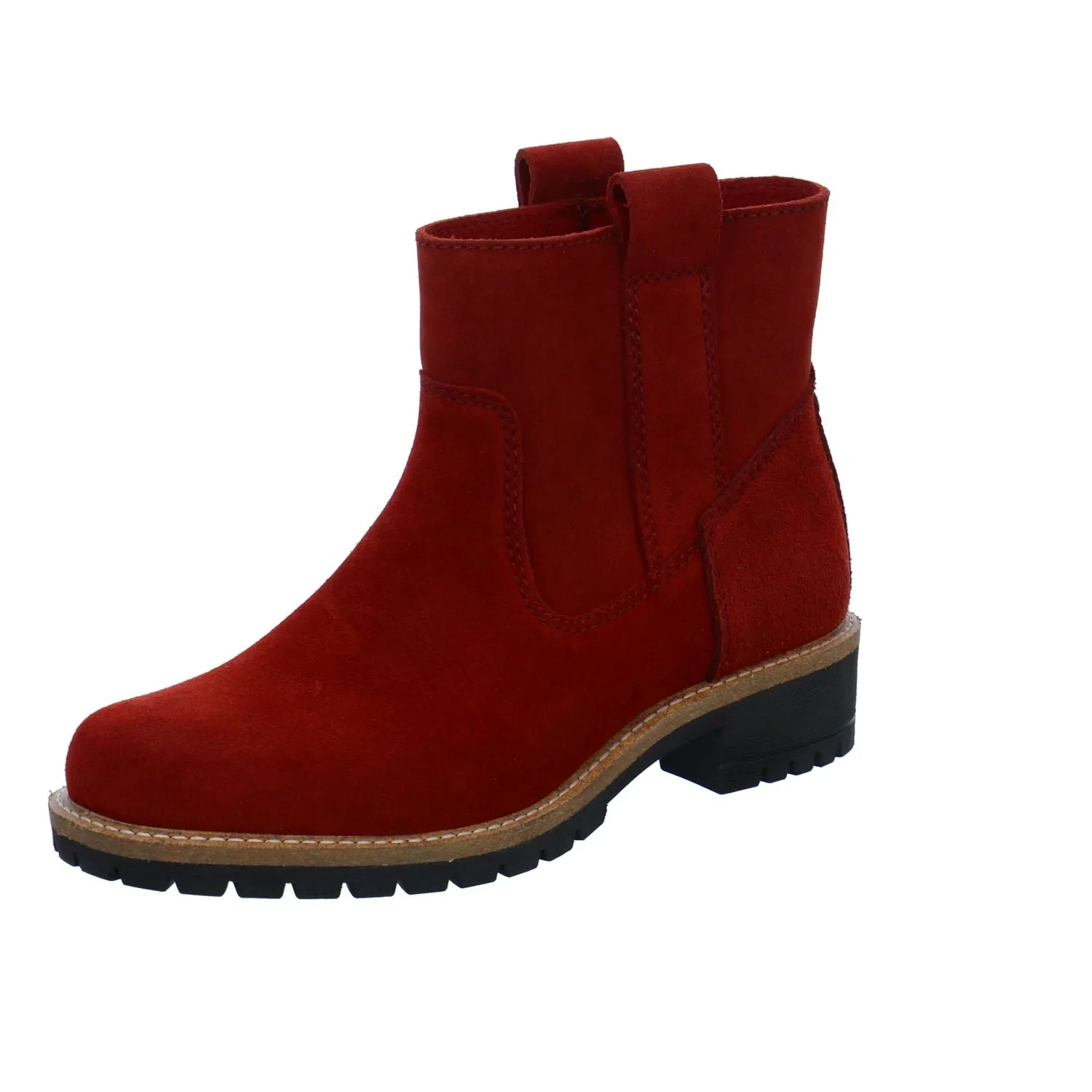 Ecco red Ankle Boots