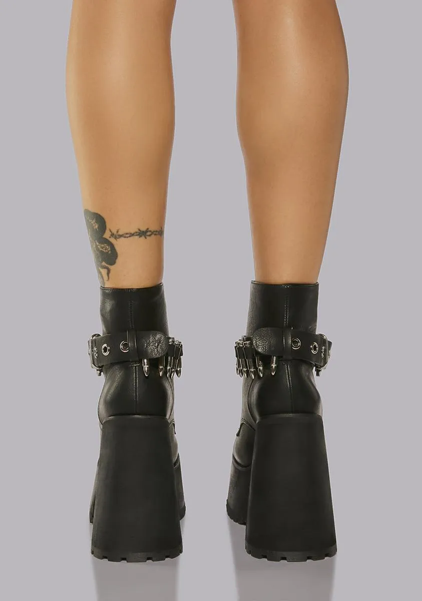 Edgy High Heel Boots