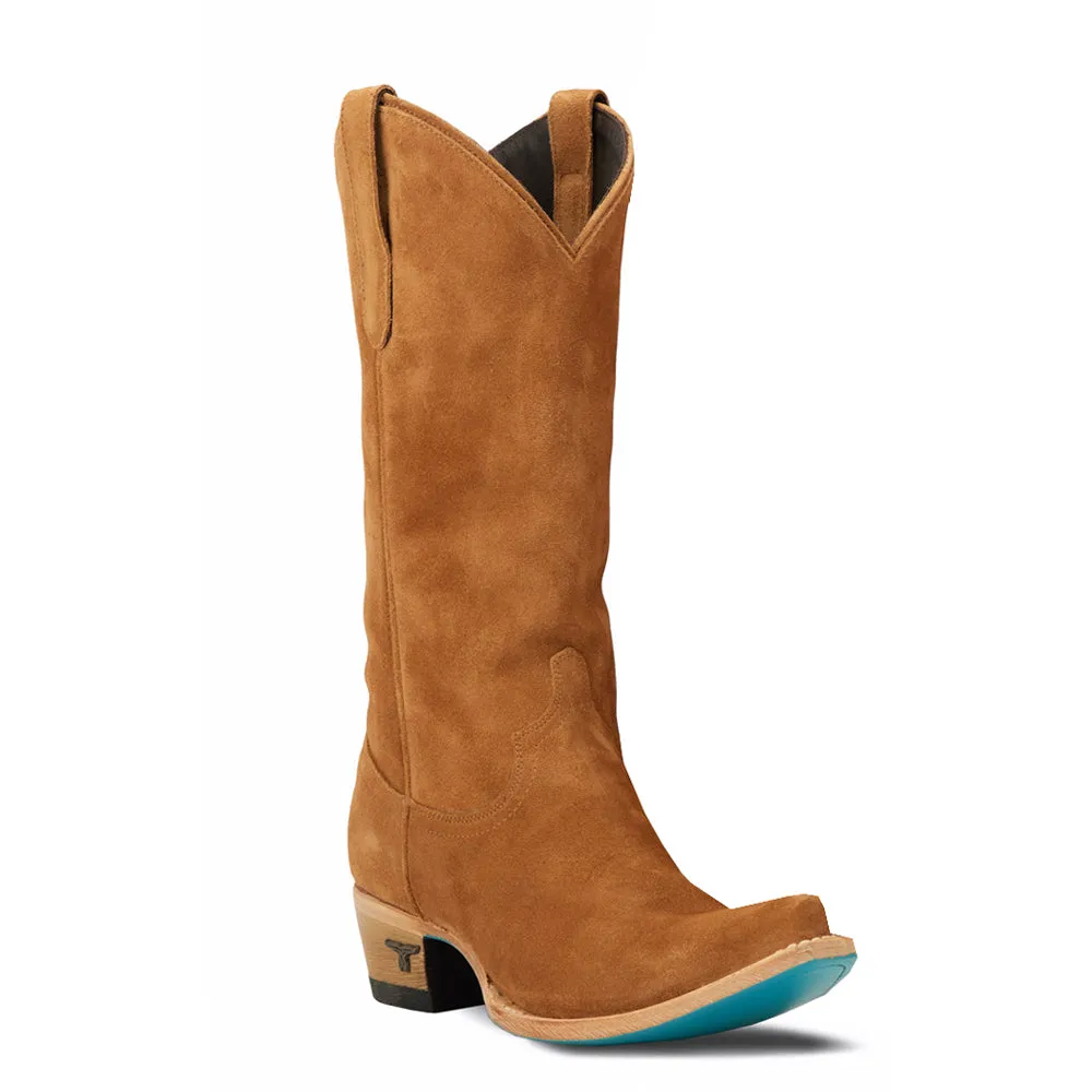 Emma Jane Suede Snip Toe Cowboy Boots