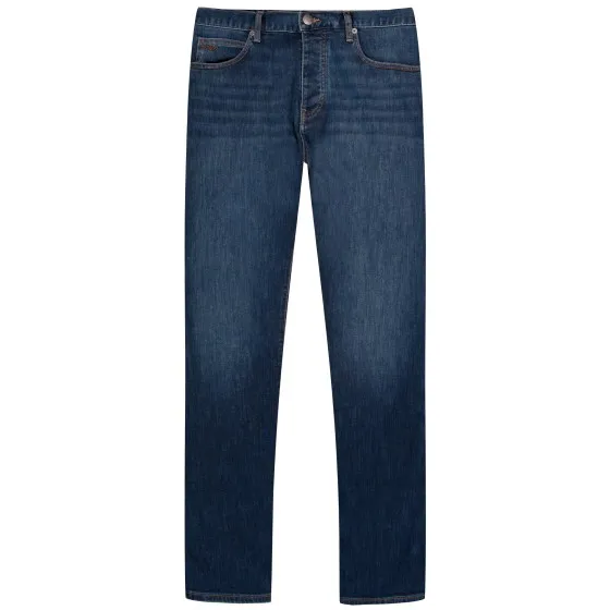 Emporio Armani J21 Regular Fit Denim Blue Jeans