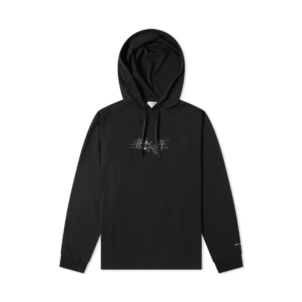 END x 1017 Alyx 9SM Buckle Print Hooded Tee - Black