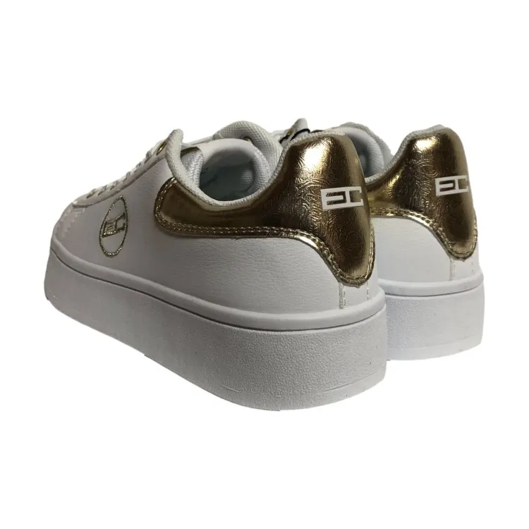 Enrico Coveri CSW414257 Gold Glitter Ultra Metal Sneakers