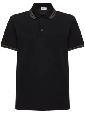 Etro   Logo cotton polo 