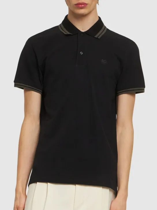 Etro   Logo cotton polo 